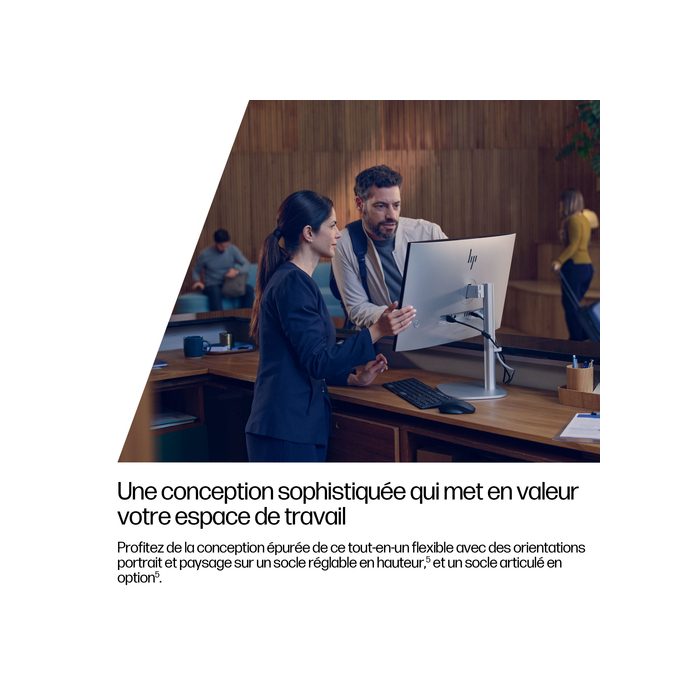 HP EliteStudio 8 All-in-One G1i 23.8 inch Desktop AI PC Wolf Pro Security Edition Intel Core Ultra 7 60,5 cm (23.8") 1920 x 1080 pixels PC All-in-One 16 Go DDR5-SDRAM Windows 11 Pro Wi-Fi 6E (802.11ax)