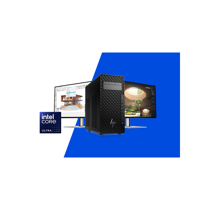 HP Z2 Tower G1i Intel Core Ultra 7 265K 32 Go DDR5-SDRAM 1 To SSD Windows 11 Pro Station de travail AI PC, AI Workstation Noir