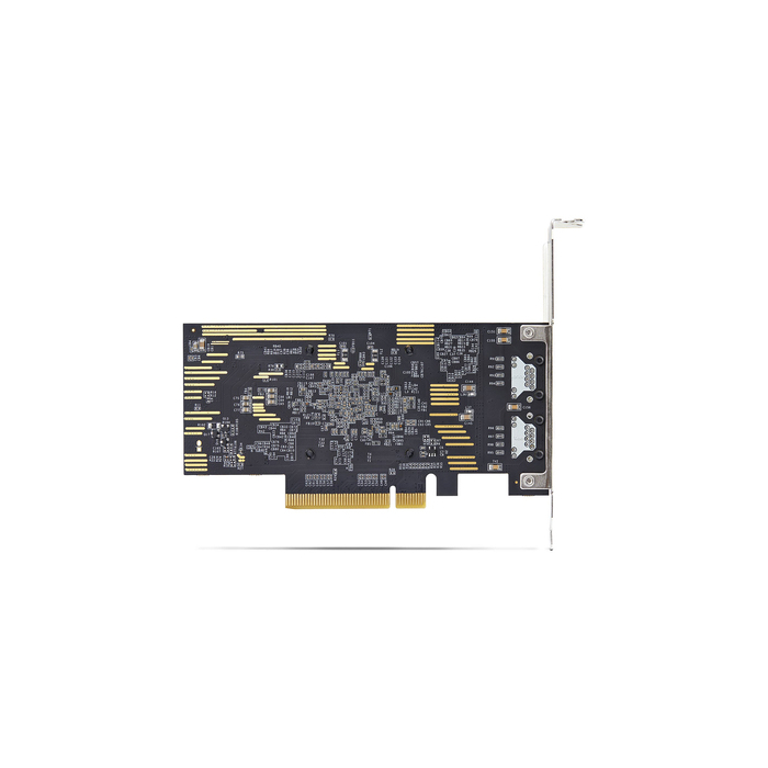 StarTech.com Carte Réseau PCIe 10 Gb Ethernet à 2 Ports, Carte d'Interface Réseau 10 GbE, Chipset Broadcom BCM57416, Double RJ45 10GBase-T/Gigabit, Carte NIC, TAA