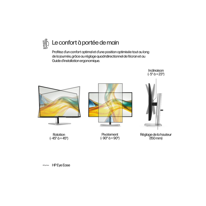 HP Series 5 Pro Écran QHD 27 pouces sans socle - 527pq