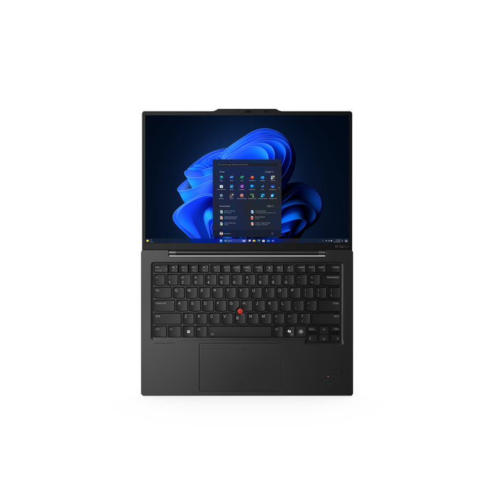 Lenovo ThinkPad X1 Carbon Gen 13 Aura Edition Intel Core Ultra 7 255U Ordinateur portable 35,6 cm (14") WUXGA 16 Go LPDDR5x-SDRAM 512 Go SSD Wi-Fi 6E (802.11ax) Windows 11 Pro Français Noir