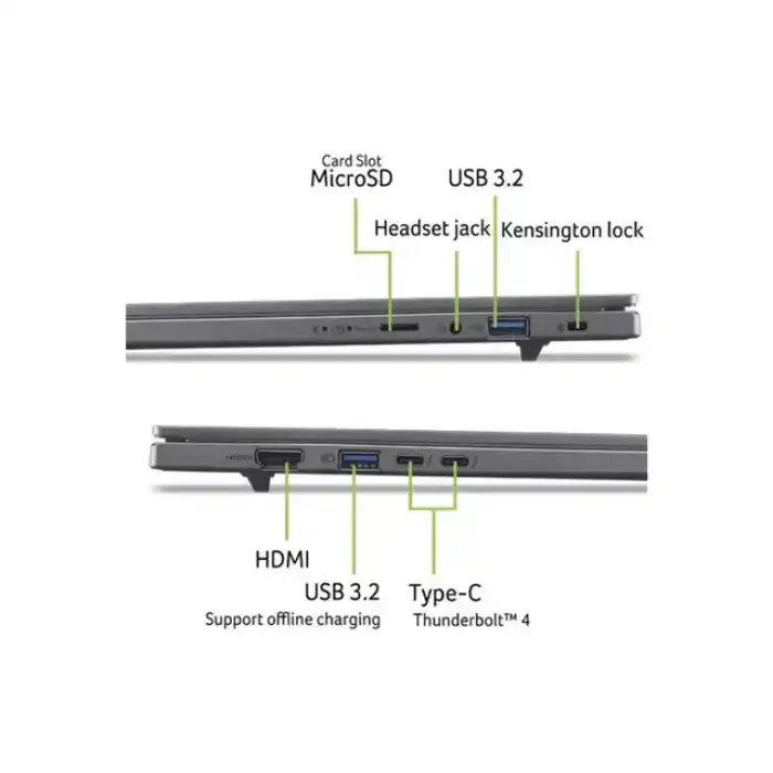 ACER Aspire 16 AI A16-52m Intel Core Ultra 5 226V 4.5 GHz - 16 Go RAM - 1.024 To SSD - 16" OLED 2048 x 1280 - Wi-Fi 7 - Win 11 Home