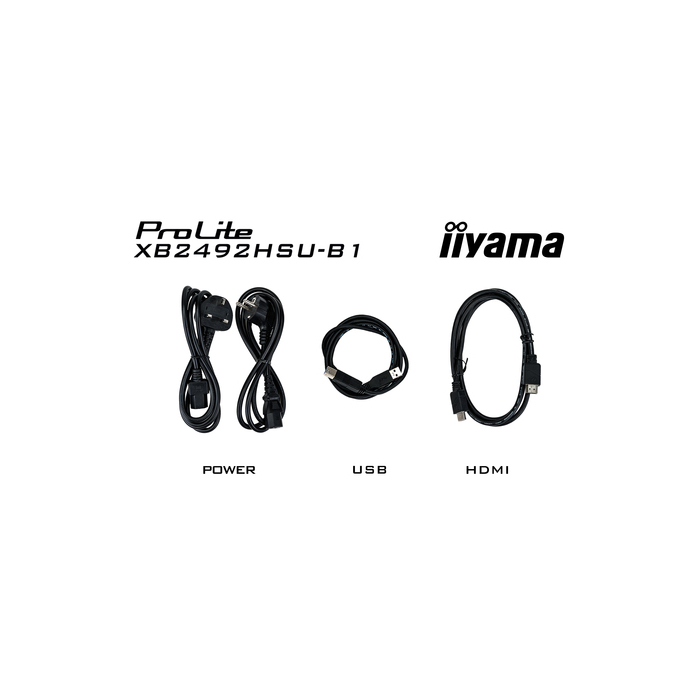 iiyama ProLite XB2492HSU-B1 écran plat de PC 61 cm (24") 1920 x 1080 pixels Full HD LED Noir