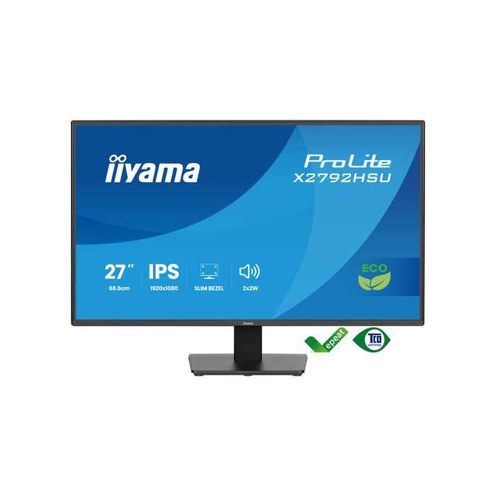 iiyama ProLite X2792HSU-B1 écran plat de PC 68,6 cm (27") 1920 x 1080 pixels Full HD LED Noir