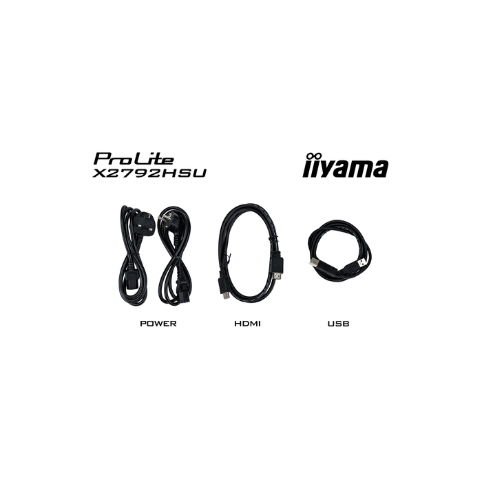 iiyama ProLite X2792HSU-B1 écran plat de PC 68,6 cm (27") 1920 x 1080 pixels Full HD LED Noir