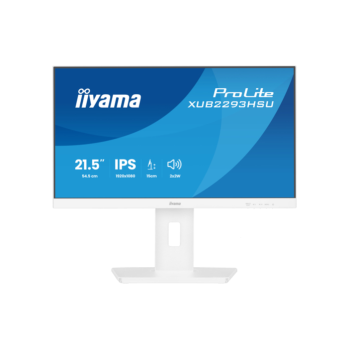 iiyama ProLite XUB2293HSU-W7 écran plat de PC 54,6 cm (21.5") 1920 x 1080 pixels Full HD LED Blanc