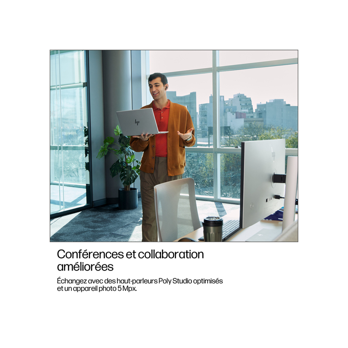 HP EliteBook 6 G1i 16 AI Intel Core Ultra 7 255U - 512GB SSD 16GB - 1920 x 1200 - Aluminium argent - W11P