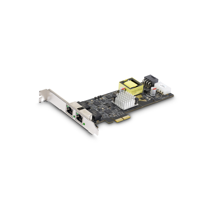 StarTech.com Carte Réseau PCIe à 1 Port 2,5 Gbps NBASE-T, Intel® I225-V, Carte Réseau pour Ordinateur à Port Unique, Carte Réseau Ethernet MultiGigabit, Carte LAN Serveur PCI Express