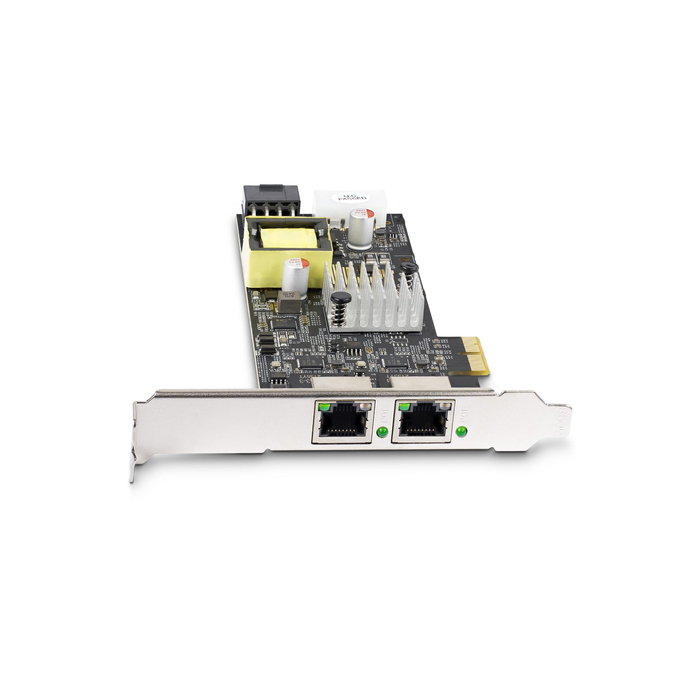 StarTech.com Carte Réseau PCIe à 1 Port 2,5 Gbps NBASE-T, Intel® I225-V, Carte Réseau pour Ordinateur à Port Unique, Carte Réseau Ethernet MultiGigabit, Carte LAN Serveur PCI Express