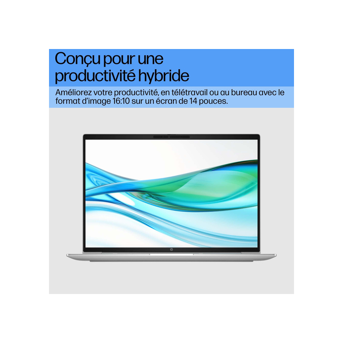 HP ProBook 460 G11 Intel Core Ultra 5 125U 16" 8 Go 256 Go Wi-Fi 6E Windows 11 Pro Argent