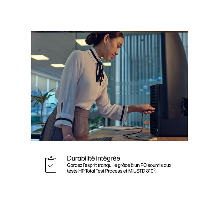 HP ProDesk 4 Tower G1i Desktop AI U7-265 CORE ULTRA7 265 1TB 32GB Windows 11 Pro Noir