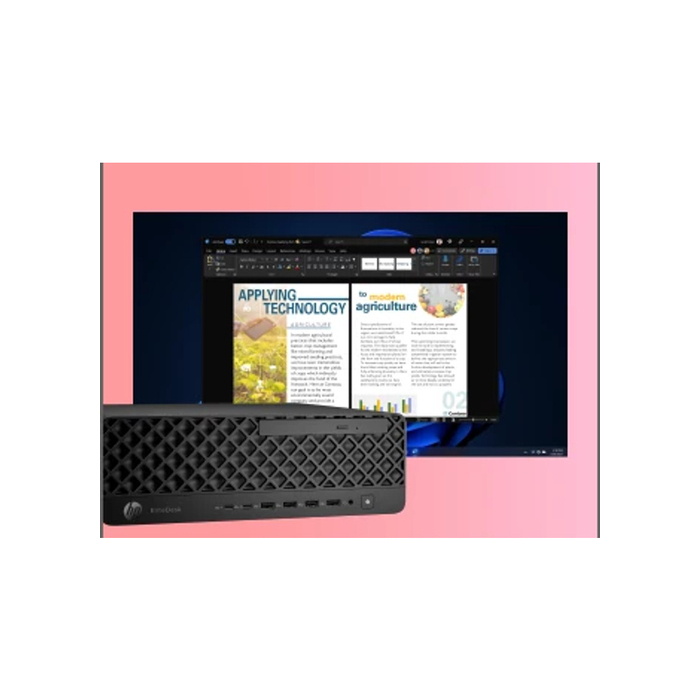 HP EliteDesk 8 SFF G1i Desktop AI PC Wolf Pro Security Edition 1 To SSD Windows 11 Pro Noir