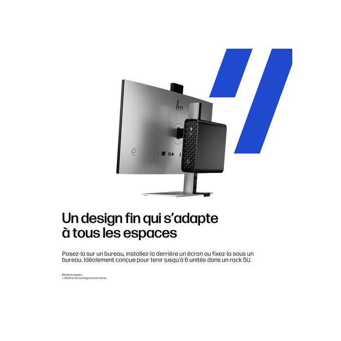 HP Z2 Mini G1i Workstation Desktop PC Intel Core Ultra 7 265 16 Go DDR5-SDRAM Windows 11 Pro Mini PC Station de travail AI PC, AI Workstation Noir