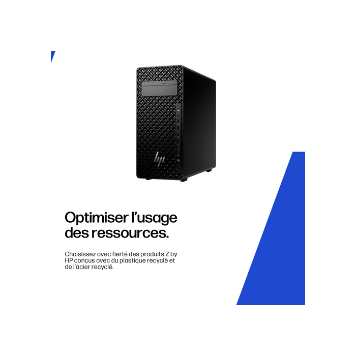 HP Z2 Tower G1i Intel Core Ultra 7 265K 32 Go DDR5-SDRAM 1 To SSD Windows 11 Pro Station de travail AI PC, AI Workstation Noir