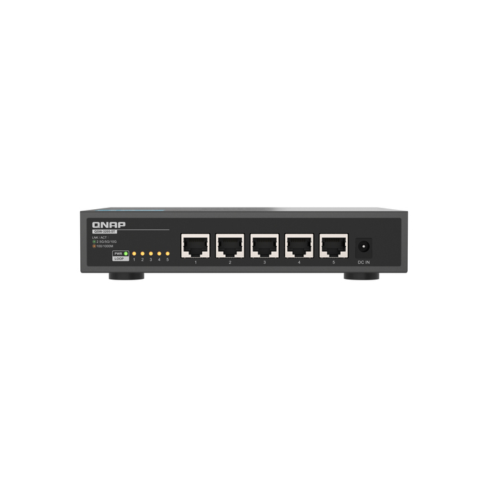 QNAP QSW-3205-5T commutateur réseau Non-géré 10G Ethernet (100/1000/10000) Bureau Noir