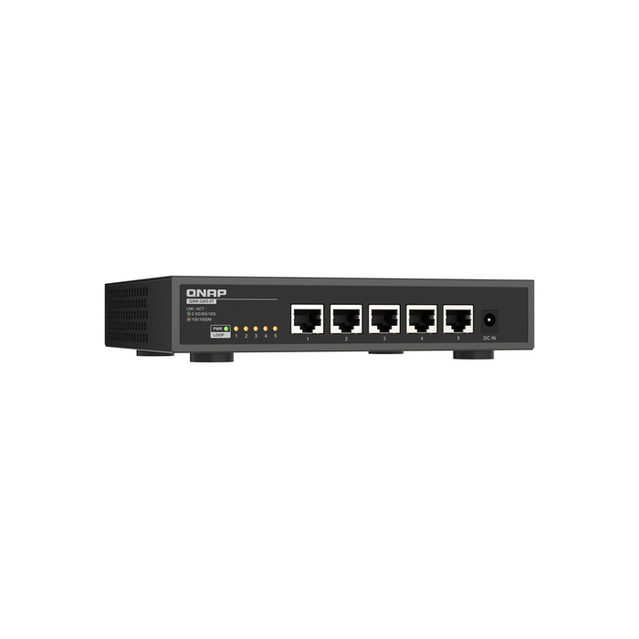 QNAP QSW-3205-5T commutateur réseau Non-géré 10G Ethernet (100/1000/10000) Bureau Noir