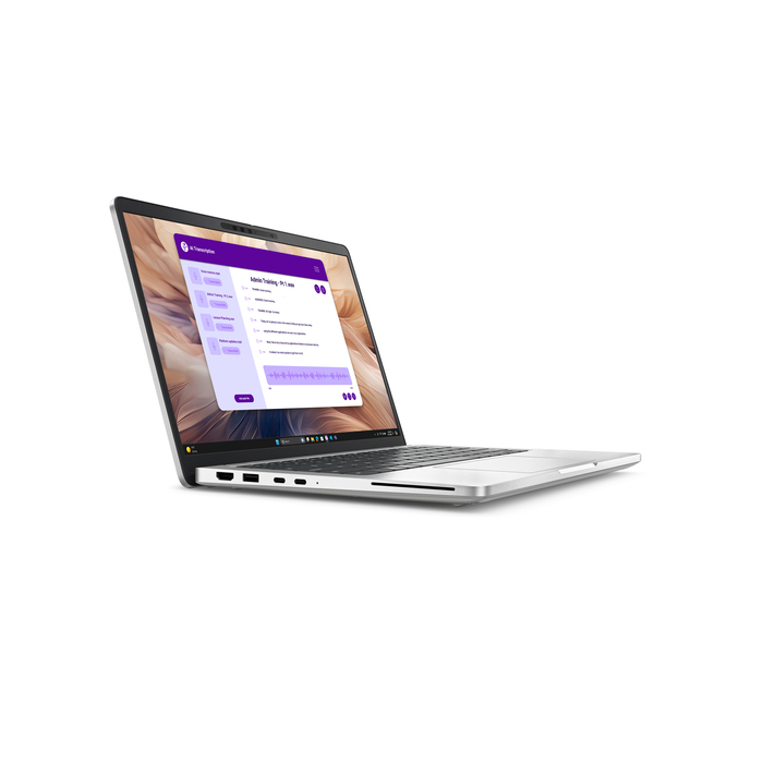 DELL Pro 13 Plus PB13250 Intel Core Ultra 5 235U Ordinateur portable 33,8 cm (13.3") Full HD+ 16 Go DDR5-SDRAM 512 Go SSD Wi-Fi 6E (802.11ax) Windows 11 Pro Français Aluminium