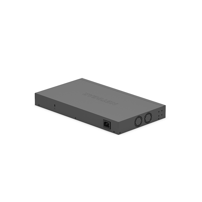 NETGEAR GS524PP Non-géré Gigabit Ethernet (10/100/1000) Connexion Ethernet, supportant l'alimentation via ce port (PoE) Gris