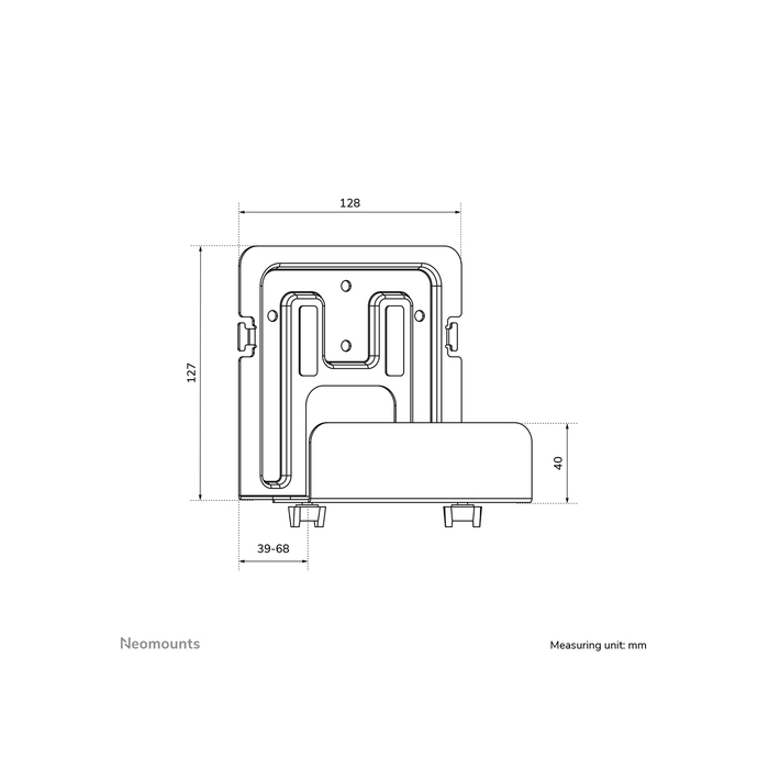 NEOMOUNTS PRODUCTS EUR Neomounts AWL-450BL Support pour lecteur multimédia - universel