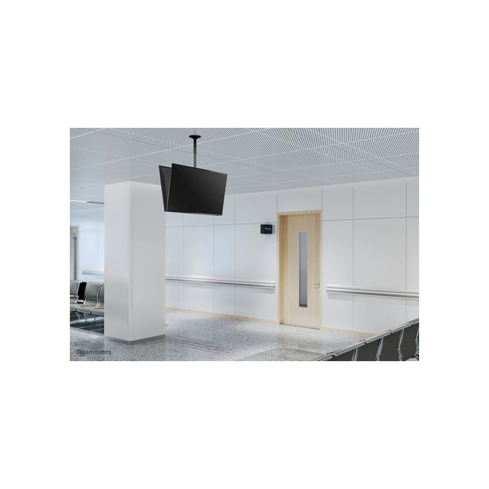NEOMOUNTS PRODUCTS EUR Neomounts FPMA-C340DBLACK Support de plafond pour écran de 32-75" - h106-156 cm
