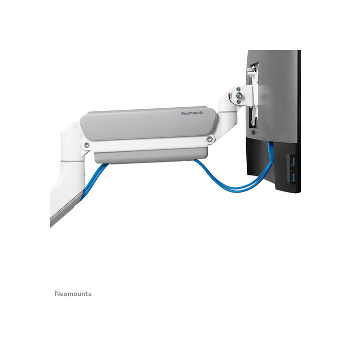 NEOMOUNTS PRODUCTS EUR Neomounts DS70-450WH1 Support d'écran à fixer 17-42" - ressort à gaz - Topfix - arrêt 180°