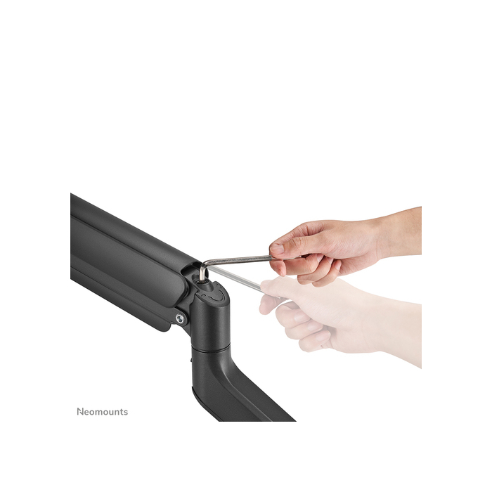 NEOMOUNTS PRODUCTS EUR Neomounts DS70PLUS-450BL1 Support d'écran à fixer 17-49" - ressort à gaz - Topfix - arrêt 180°