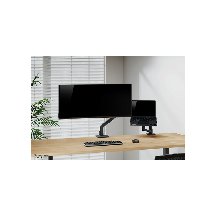 NEOMOUNTS PRODUCTS EUR Neomounts DS70S-950BL1 Support d'écran à fixer 17-49" - ressort à gaz - Topfix - arrêt 180°