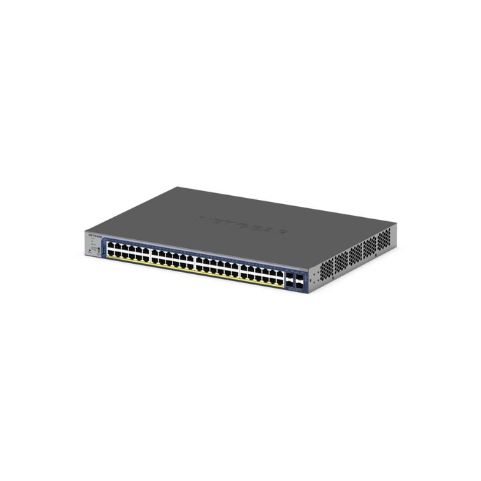 NETGEAR GS752TXP Géré L2/L3/L4 10G Ethernet (100/1000/10000) Connexion Ethernet, supportant l'alimentation via ce port (PoE) Noir
