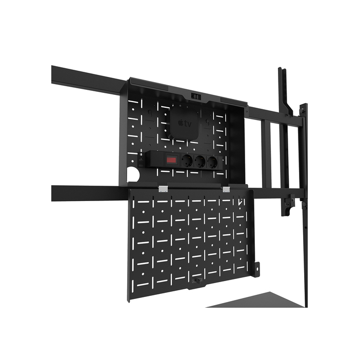 NEOMOUNTS PRODUCTS EUR Neomounts FL50-575BL1 Support au sol mobile pour écran 65-115" - installation rapide - TÜV