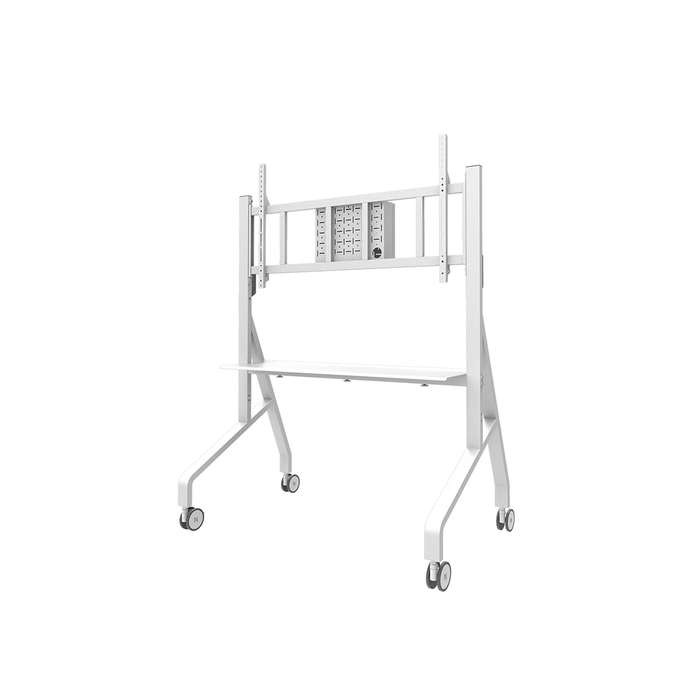 NEOMOUNTS PRODUCTS EUR Neomounts FL50-575WH1 Support au sol mobile pour écran 65-115" - installation rapide - TÜV