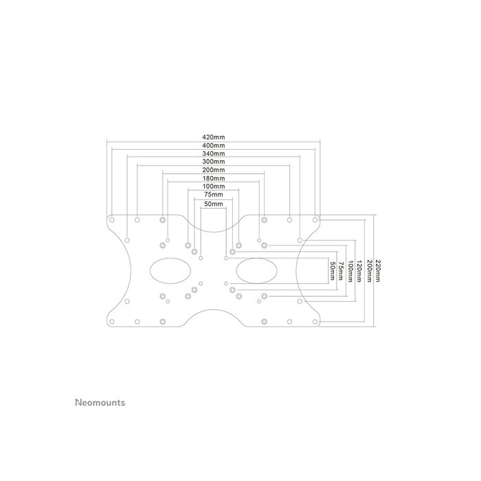 NEOMOUNTS PRODUCTS EUR Neomounts FPMA-VESA400 Adaptateur VESA 22-52"