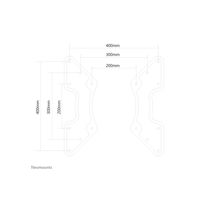 NEOMOUNTS PRODUCTS EUR Neomounts FPMA-VESA440 Adaptateur VESA 27-60"