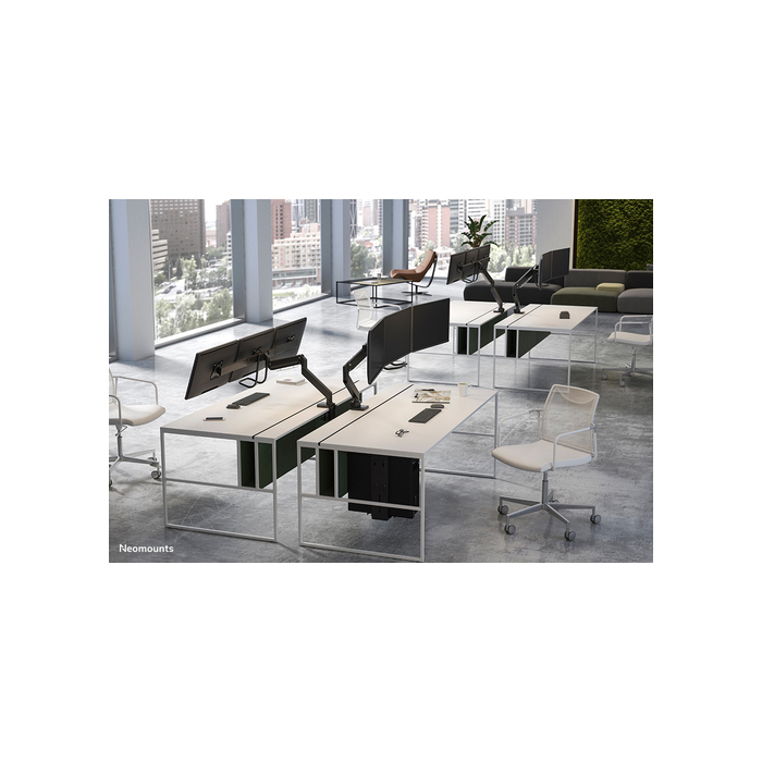 NEOMOUNTS PRODUCTS EUR Neomounts NM-D775DX3BLACK Support d'écran à fixer 17-27" - ressort à gaz - Topfix - arrêt 180°