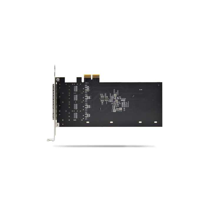 StarTech.com Carte Réseau GbE SFP à 4 Ports, PCIe 2.0 x2 (Compatible x4, x8, x16), Contrôleur Intel I350-AM4 4x 1GbE, 1000BASE Cuivre/Fibre Optique, Carte Réseau Gigabit Ethernet à 4 Ports pour Bureau/Serveur - Windows & Linux
