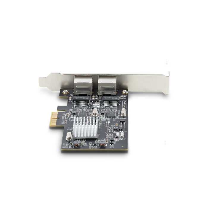 StarTech.com Carte Réseau PCIe à 2 Ports 2,5 Gbps NBASE-T, Intel I225-V - Carte Réseau pour PC - Carte Réseau Ethernet Multi-Gigabit - Carte LAN Serveur PCI Express 2.1 - Interface Ethernet de Bureau