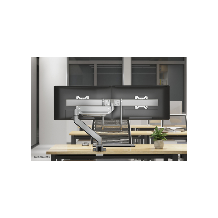 NEOMOUNTS PRODUCTS EUR Neomounts NM-D775DXSILVER Support d'écran à fixer 10-32" - ressort à gaz - Topfix - arrêt 180°