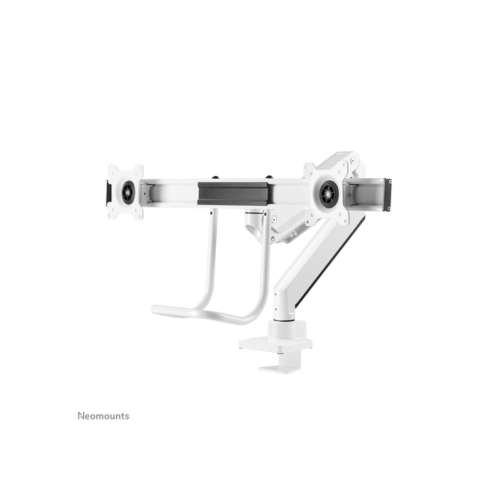 NEOMOUNTS PRODUCTS EUR Neomounts NM-D775DXWHITE Support d'écran à fixer 10-32" - ressort à gaz - Topfix - arrêt 180°