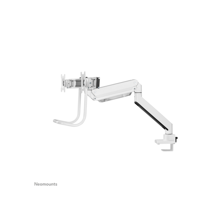 NEOMOUNTS PRODUCTS EUR Neomounts NM-D775DXWHITE Support d'écran à fixer 10-32" - ressort à gaz - Topfix - arrêt 180°