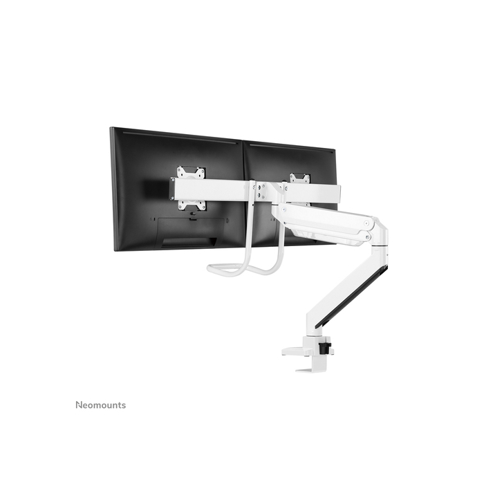 NEOMOUNTS PRODUCTS EUR Neomounts NM-D775DXWHITE Support d'écran à fixer 10-32" - ressort à gaz - Topfix - arrêt 180°