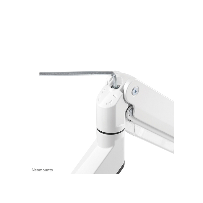 NEOMOUNTS PRODUCTS EUR Neomounts NM-D775DXWHITE Support d'écran à fixer 10-32" - ressort à gaz - Topfix - arrêt 180°
