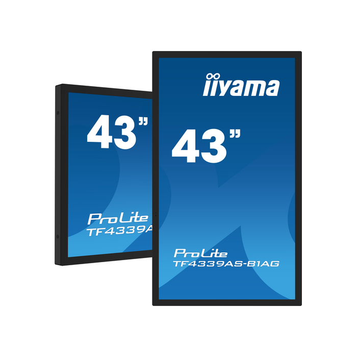 iiyama TF4339AS-B1AG affichage de messages Écran plat de signalisation numérique 42,5" LED 500 cd/m² 4K Ultra HD Noir Écran tactile Intégré dans le processeur Android 24/7