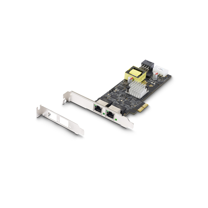 StarTech.com Carte Réseau PCIe à 1 Port 2,5 Gbps NBASE-T, Intel® I225-V, Carte Réseau pour Ordinateur à Port Unique, Carte Réseau Ethernet MultiGigabit, Carte LAN Serveur PCI Express