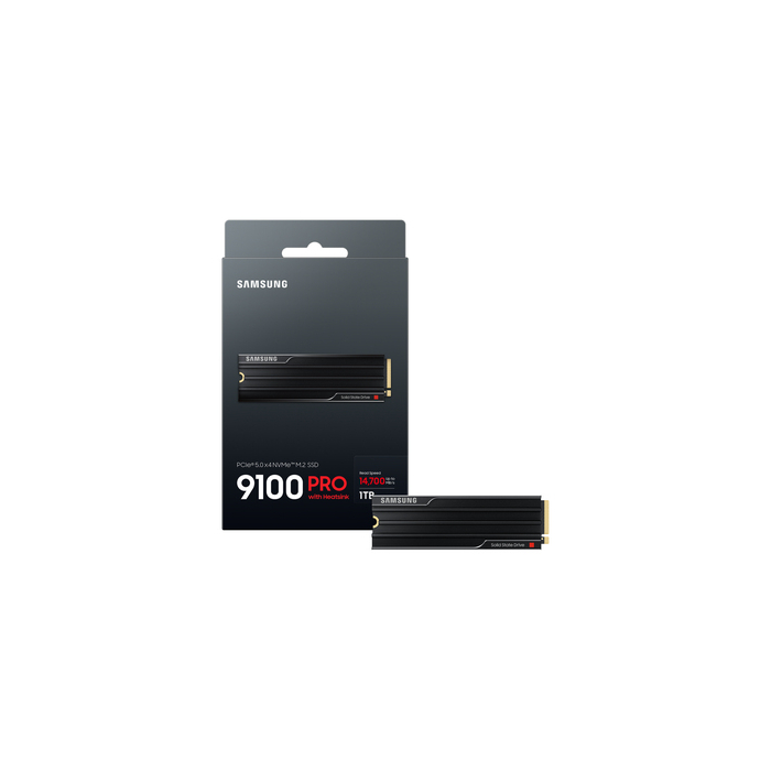 Samsung 9100 PRO Heatsink PCIe® 5.0 NVMe™ M.2 SSD - 1 TB