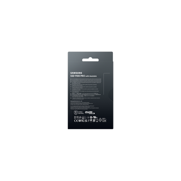 Samsung 9100 PRO Heatsink PCIe® 5.0 NVMe™ M.2 SSD - 4 TB