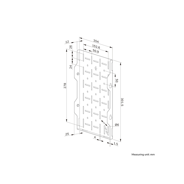 NEOMOUNTS PRODUCTS EUR Neomounts AWL05-750BL Support pour matériel AV - universel