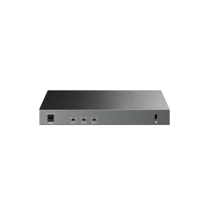 TP-Link LiteWave LS1210GP commutateur réseau Non-géré Gigabit Ethernet (10/100/1000) Connexion Ethernet, supportant l'alimentation via ce port (PoE) Noir