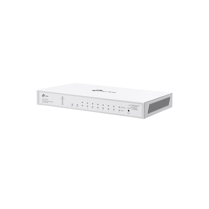 TP-Link FESTA FS310GP commutateur réseau Géré L2/L2+ Gigabit Ethernet (10/100/1000) Connexion Ethernet, supportant l'alimentation via ce port (PoE) 1U Blanc