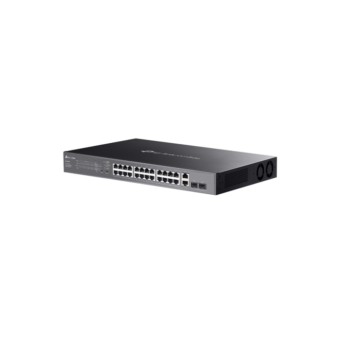 TP-Link Omada ES228GMP commutateur réseau Géré L2 Gigabit Ethernet (10/100/1000) Connexion Ethernet, supportant l'alimentation via ce port (PoE) Noir