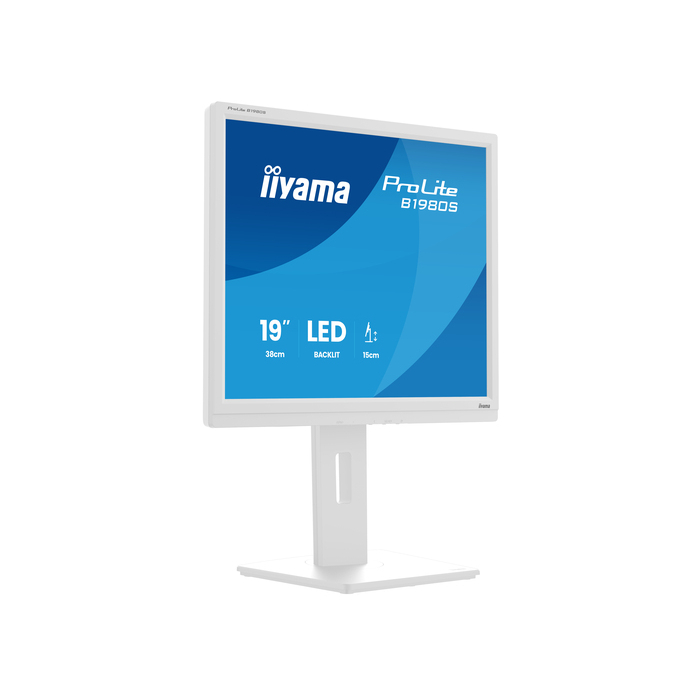 iiyama ProLite B1980S-W1  19" 1280 x 1024 pixels SVGA LED Blanc