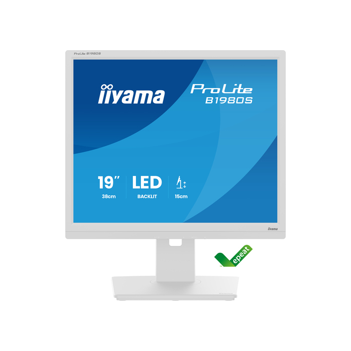 iiyama ProLite B1980S-W1  19" 1280 x 1024 pixels SVGA LED Blanc